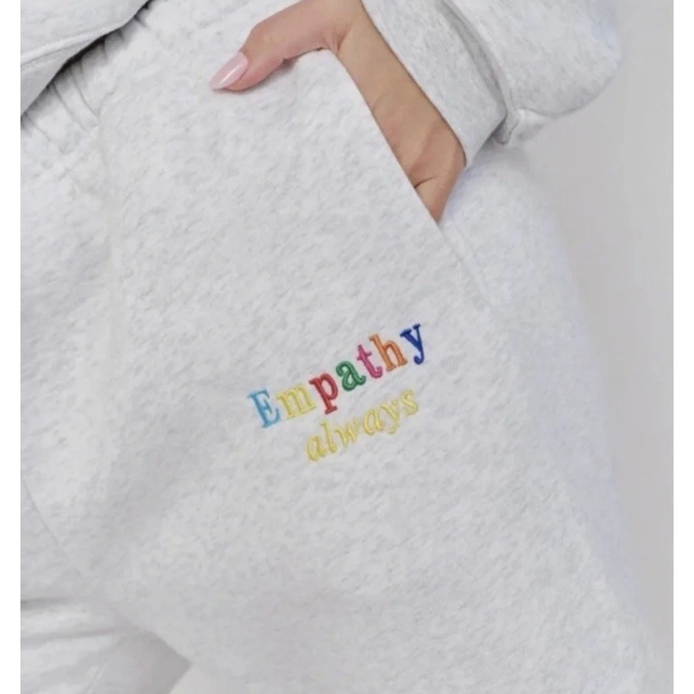 The Mayfair Group Empathy Always Joggers Gray Rainbow s S/M